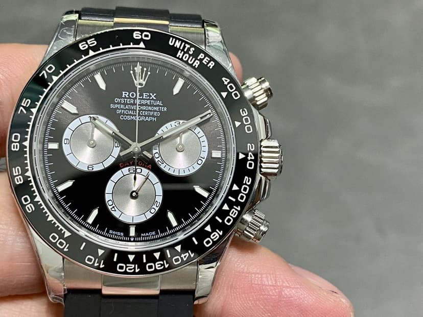 Rolex Daytona Black Dial Grey Chrono