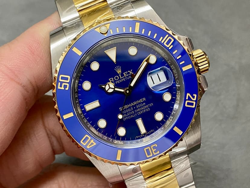 Rolex Submariner Blue Dial Two-Tone
